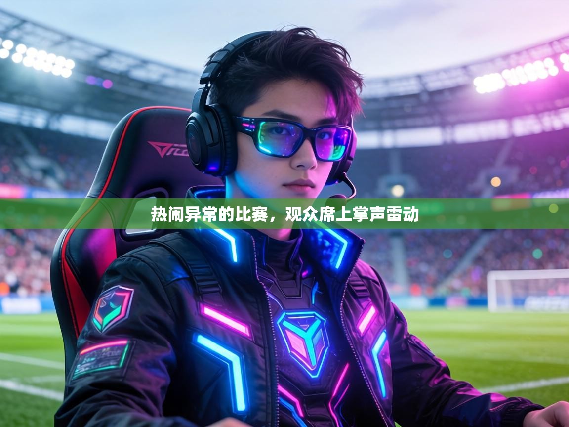 热闹异常的比赛,观众席上掌声雷动